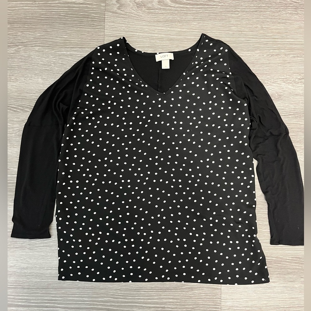 Loft V-Neck Blouse